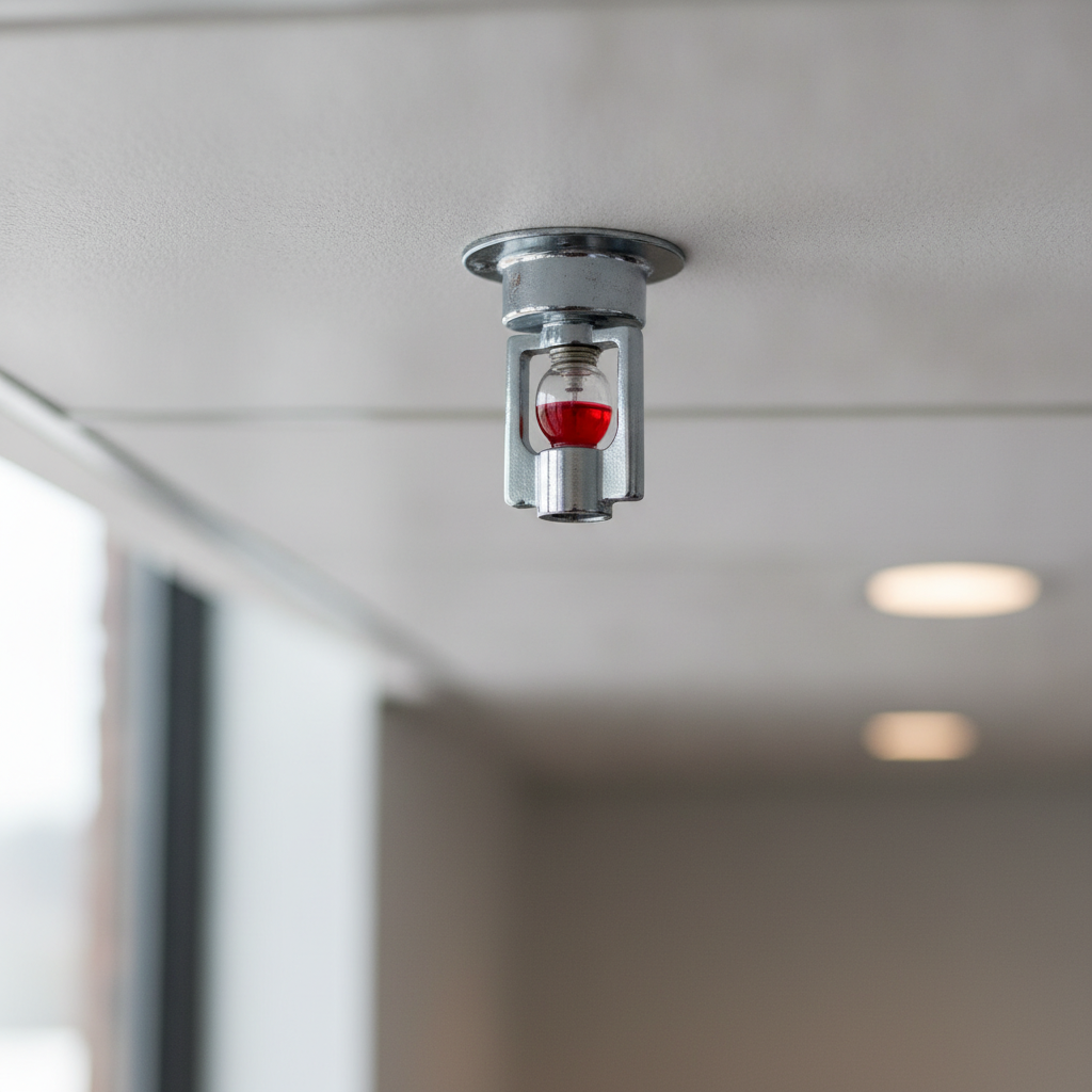 close-up photo of fire sprinkler
